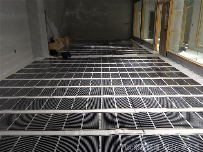 健身會所電熱膜地暖安裝