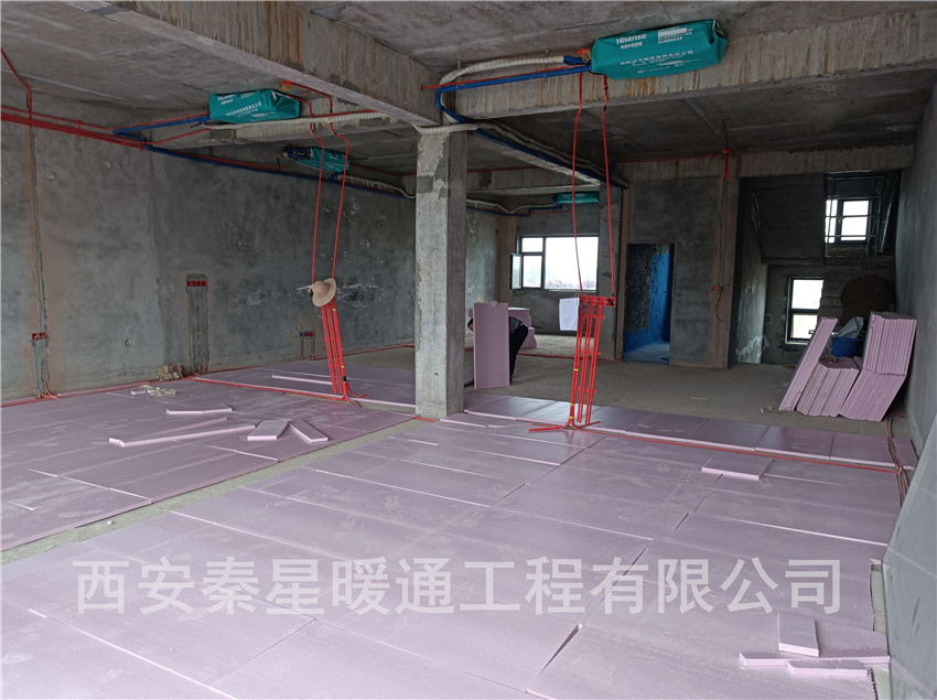 農村電地暖安裝