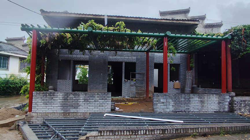 西安藍(lán)田簸箕掌自建房電地暖安裝